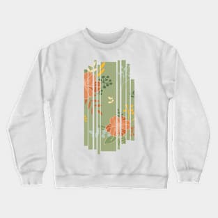 Flower pattern Crewneck Sweatshirt